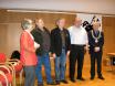 The winners at the podium, Kirsten, Ole, GeO, Per and the major Herman Friele